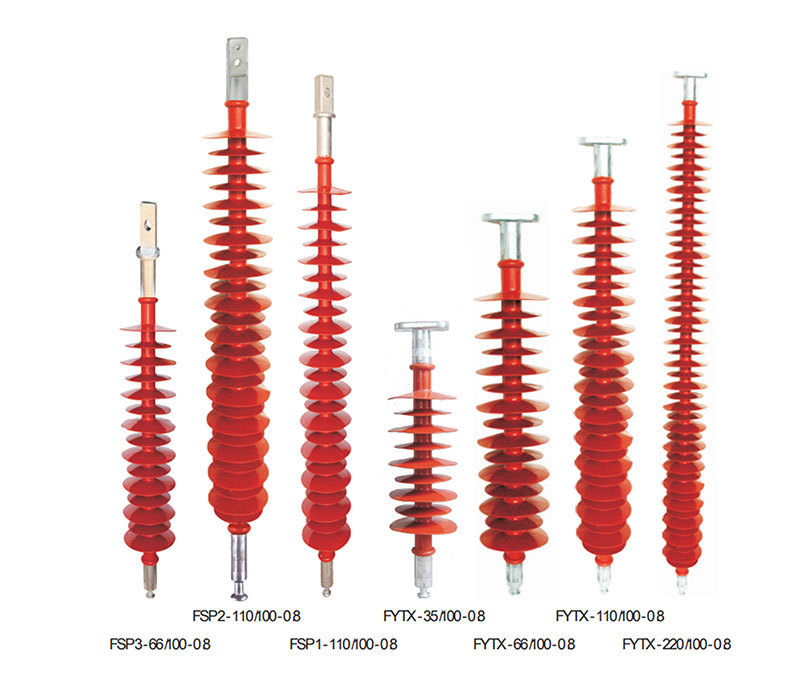 Bar-shaped suspension composite anti-pollution insulator