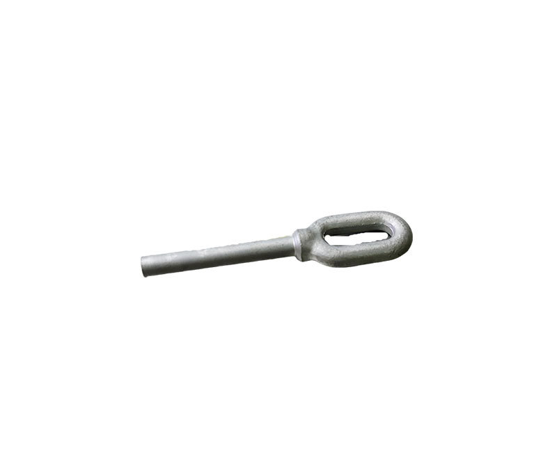 Steel strand tensioning clamp (integral forging type)
