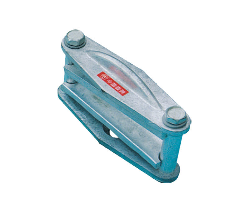 Three rectangular busbar fixing fittings (flat placement type) for indoor use