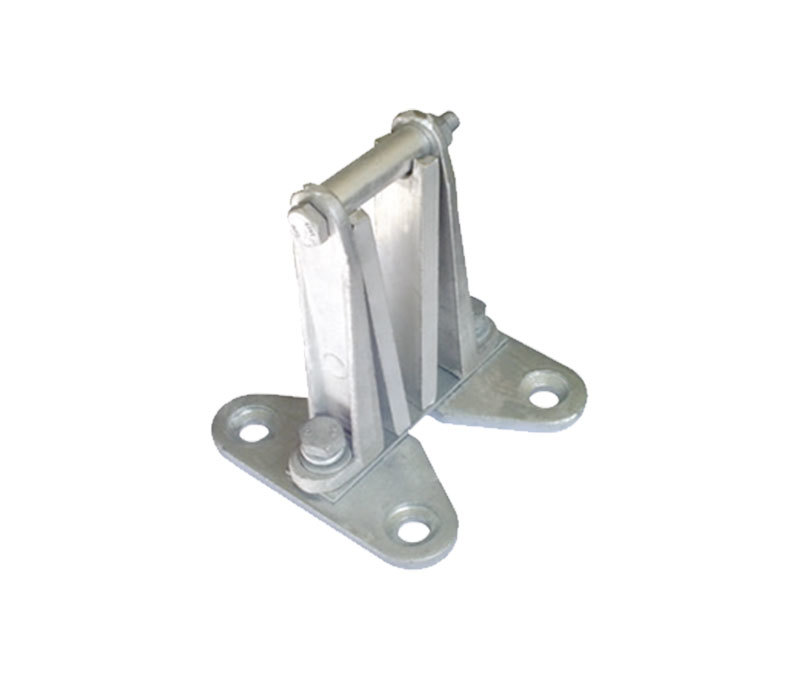 Outdoor three-piece rectangular busbar fixing hardware (vertical placement)